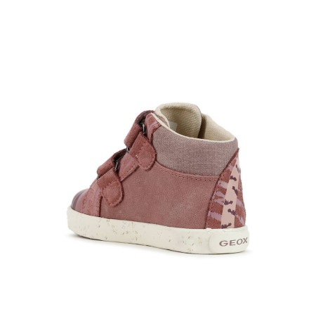 Παιδικό δερμάτινο sneaker Geox Kilwi B26D5C 0CL22 C8007 Ροζ